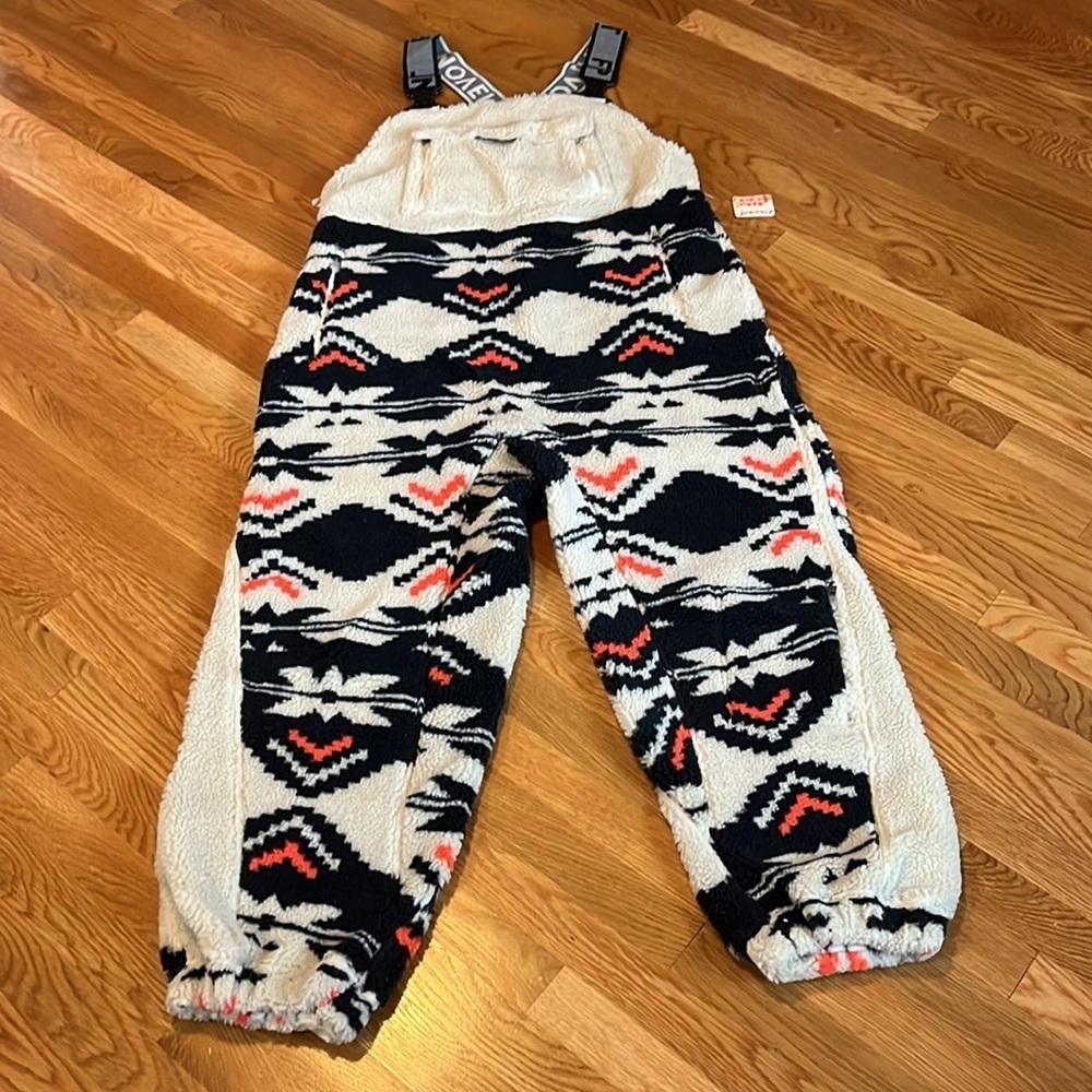 Free People FP Movement Hit The Slopes Printed Salopette Size XL NWT - Picture 8 of 16